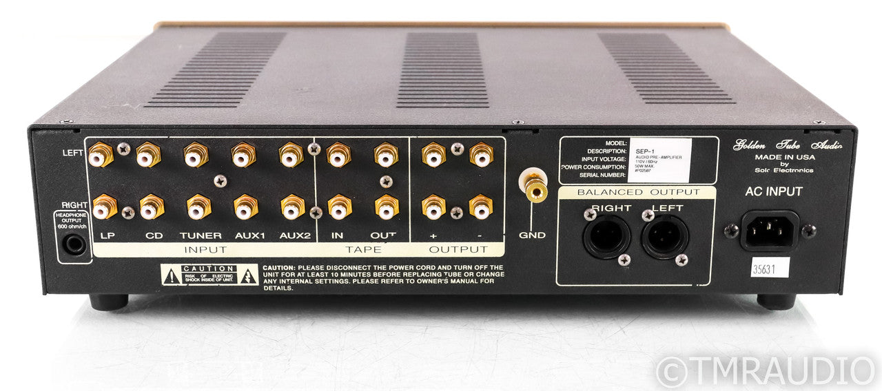 Golden Tube Audio SEP-1 Stereo Tube Preamplifier