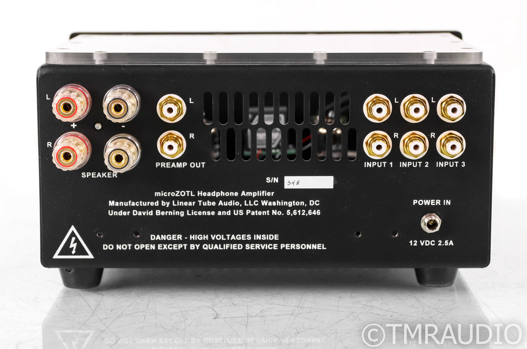 Linear Tube Audio MicroZOTL MZ2 Tube Headphone/Integrated Amplifier