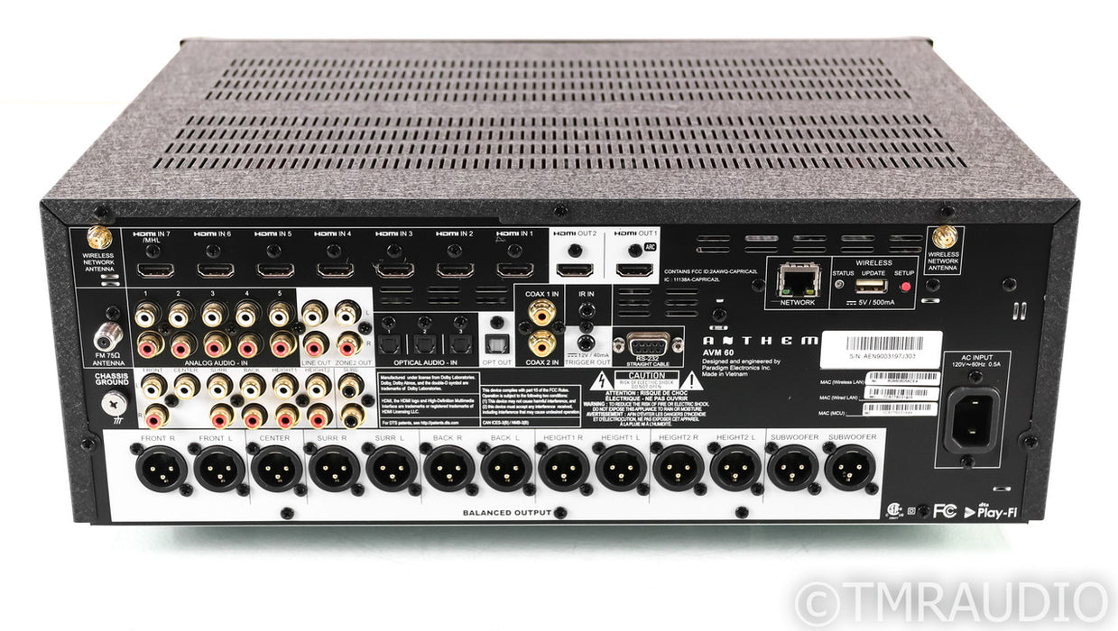 Anthem AVM60 11.2 Channel Home Theater Processor