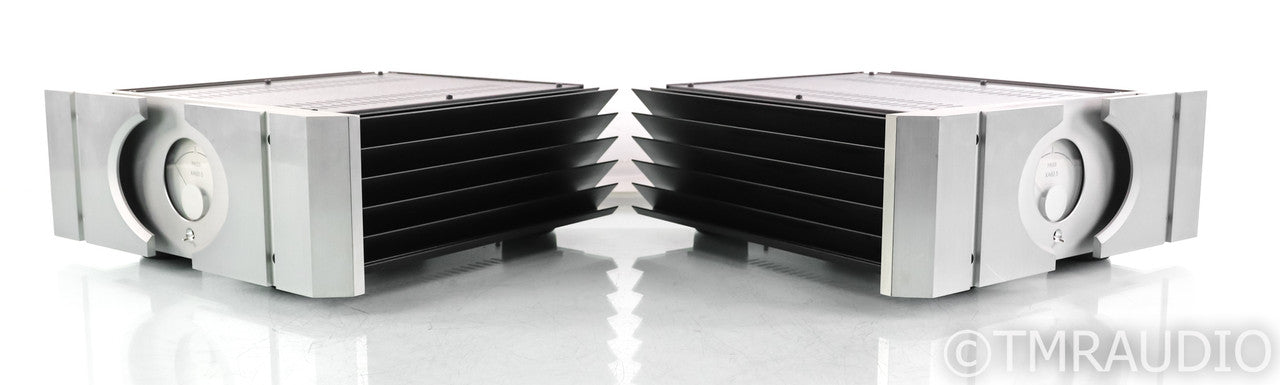 Pass Labs XA60.5 Mono Power Amplifier; XA-60.5; Silver Pair (Broken Meter)