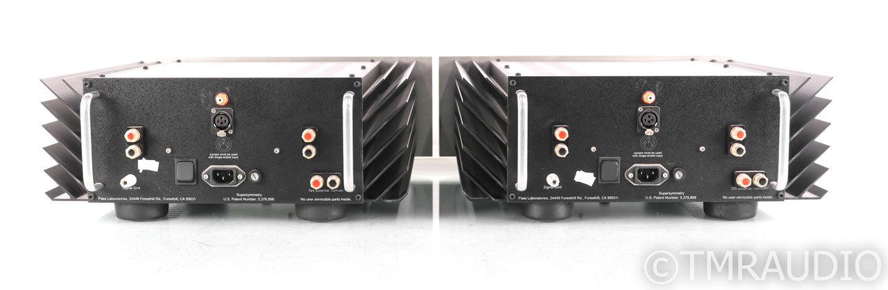 Pass Labs XA60.5 Mono Power Amplifier; XA-60.5; Silver Pair (Broken Meter)