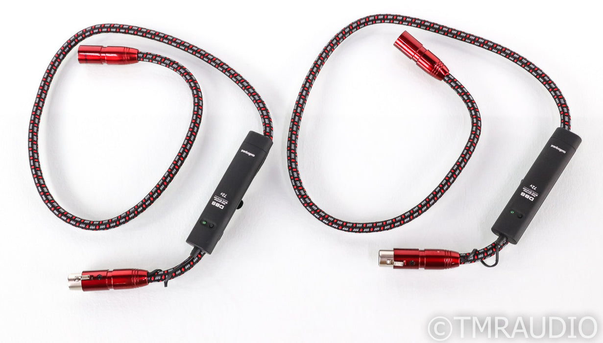 AudioQuest Colorado XLR Cables; 1m Pair Balanced Interconnects; 72V DBS