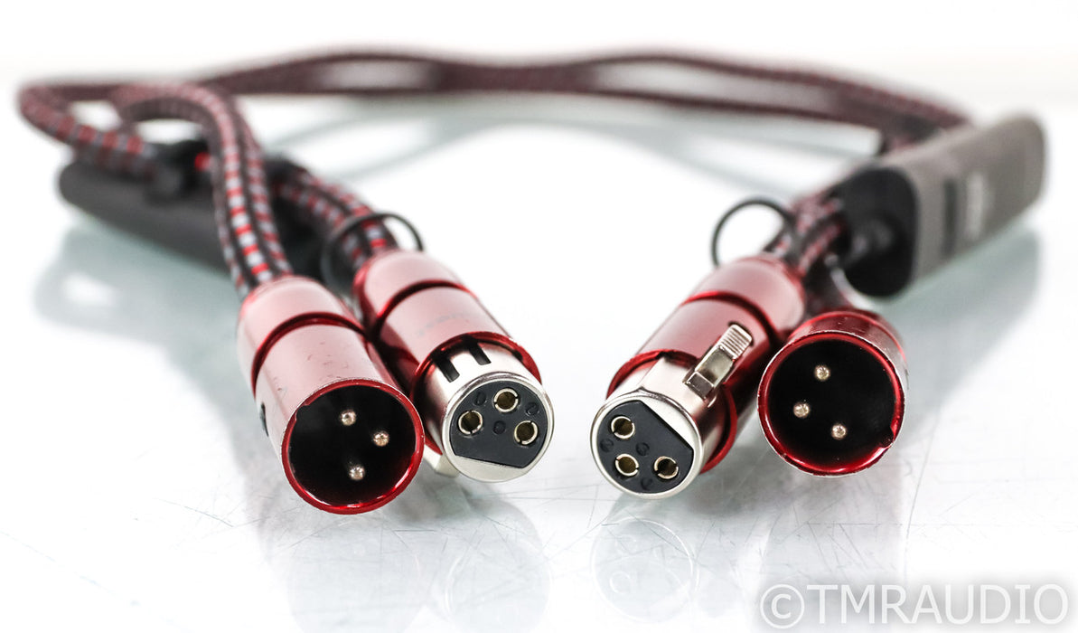 AudioQuest Colorado XLR Cables; 1m Pair Balanced Interconnects; 72V DBS