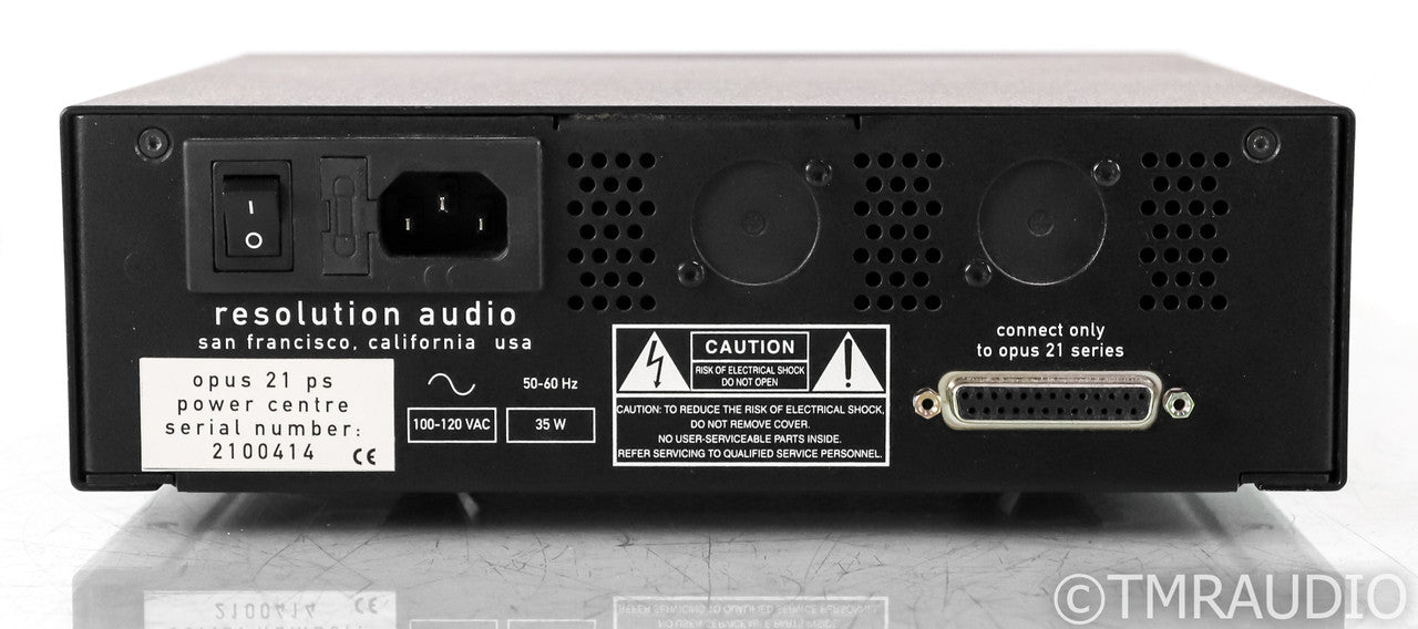 Resolution Audio Opus 21 CD Player; Silver; Remote (Tobacco Exposure)