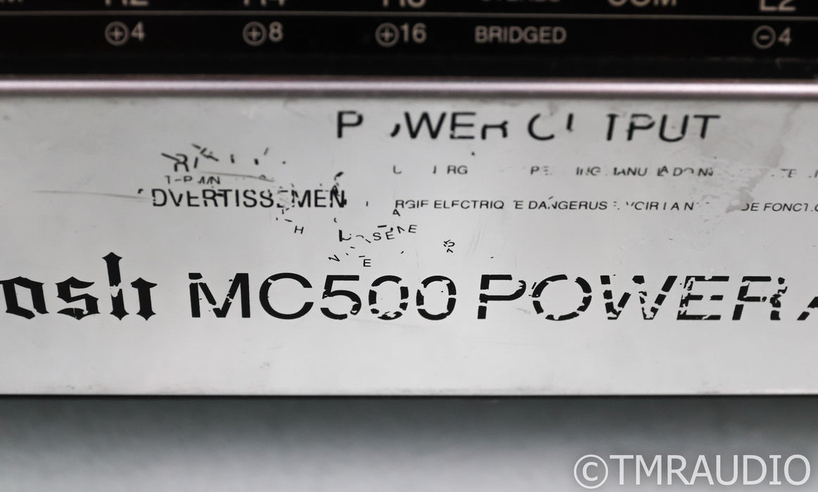 Mcintosh MC500 Stereo Power Amplifier