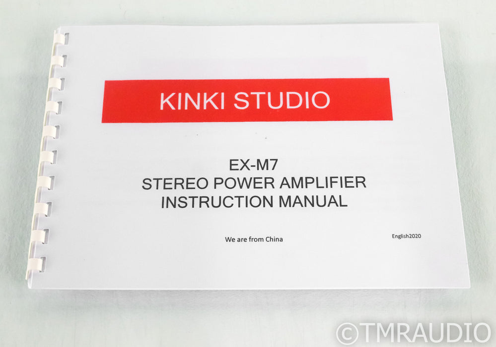 Kinki Studio EX-M7 Stereo Power Amplifier