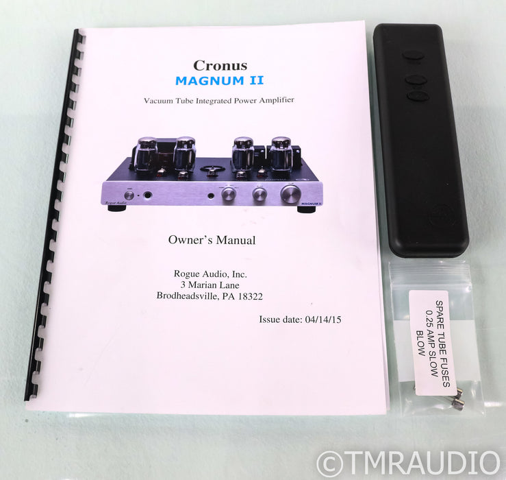 Rogue Audio Cronus Magnum II Stereo Tube Power Amplifier