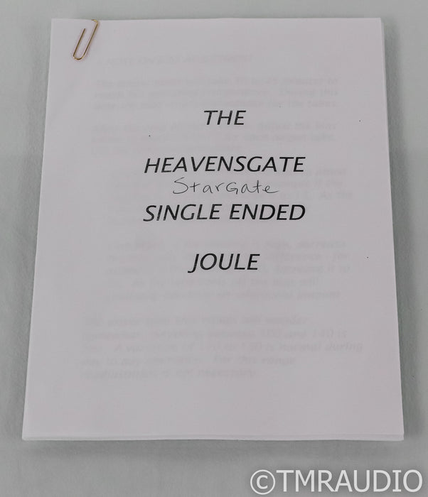 Joule Electra Stargate Mono Tube Power Amplifier
