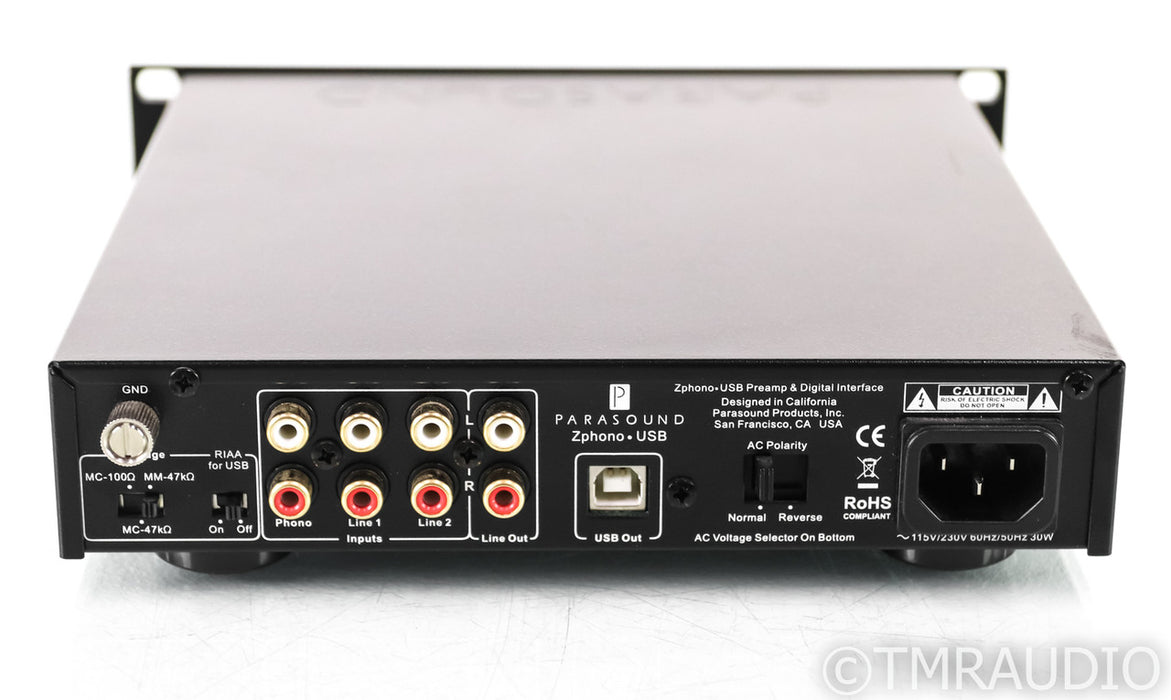 Parasound Zphono USB MM / MC Phono Preamplifier