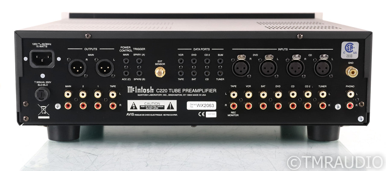 McIntosh C220 Stereo Tube Preamplifier