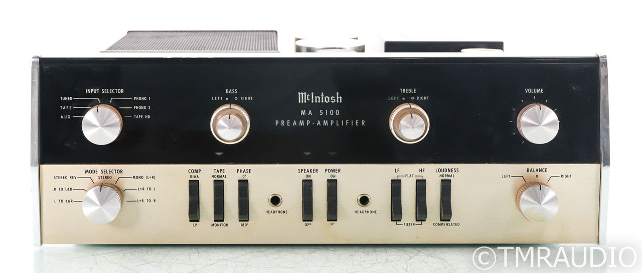 McIntosh MA-5100 Vintage Stereo Integrated Amplifier; MA5100 HOLD REPAIR; MA5100 HOLD REPAIR