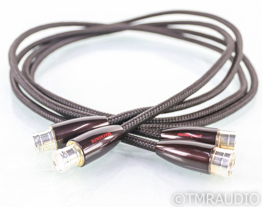 AudioQuest Mackenzie XLR Cables; 1.5m Pair Balanced Interconnects; 72v DBS