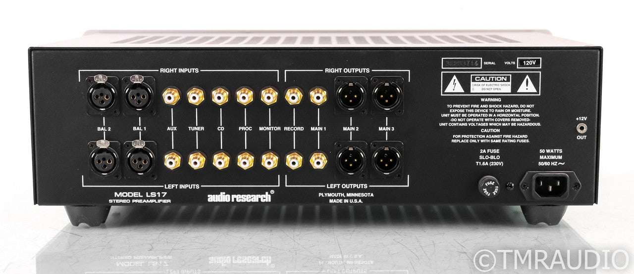 Audio Research LS17SE Stereo Tube Preamplifier