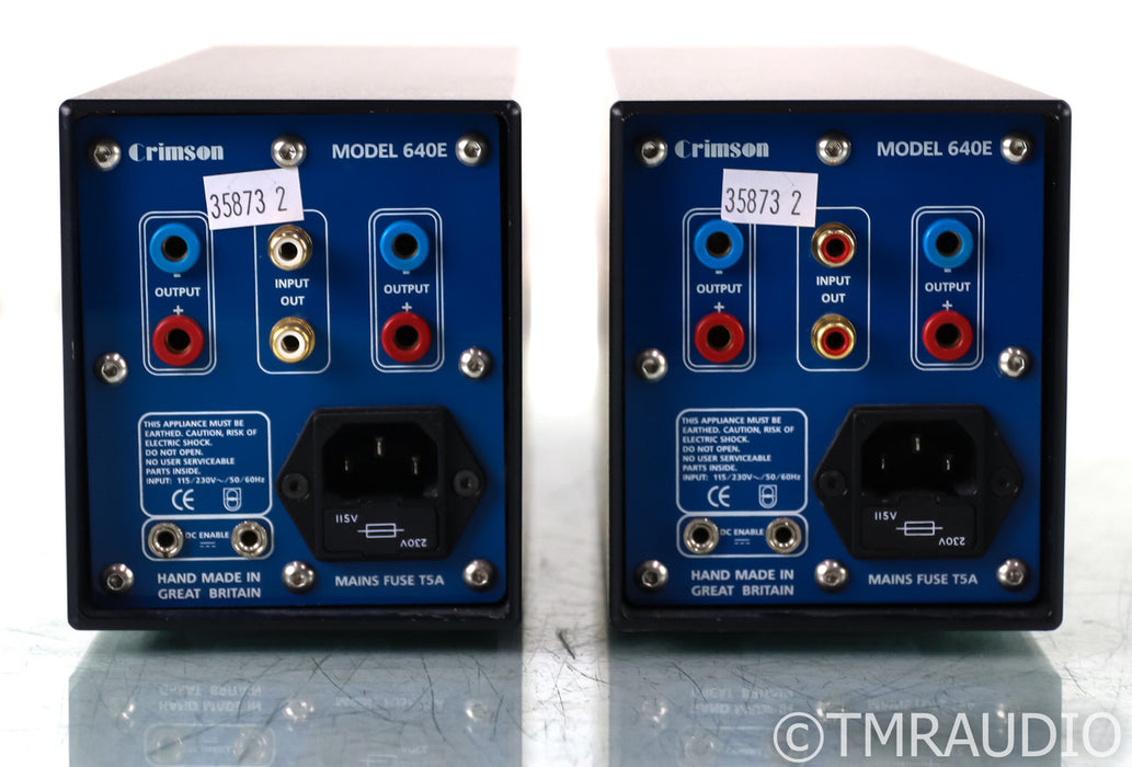 Crimson 640E-III Mono Power Amplifiers