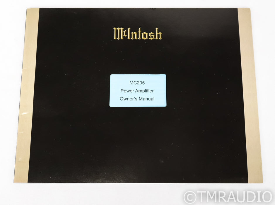 McIntosh MC205 5 Channel Power Amplifier