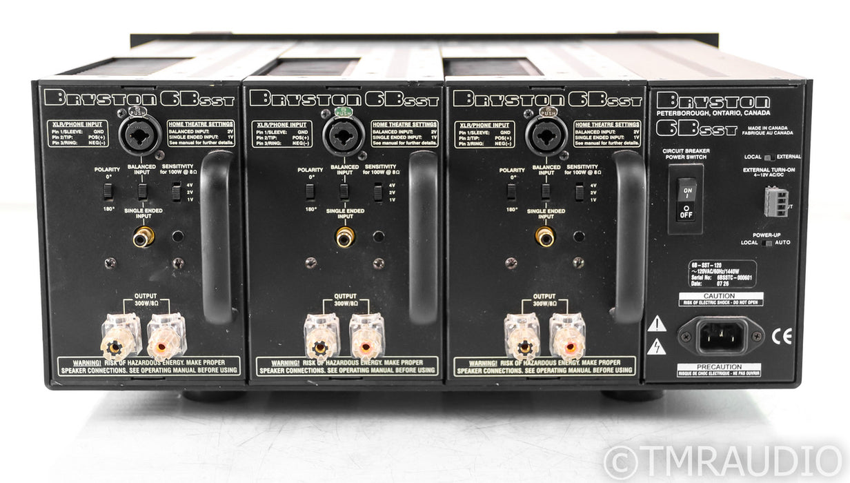 Bryston 6B SST 3 Channel Power Amplifier
