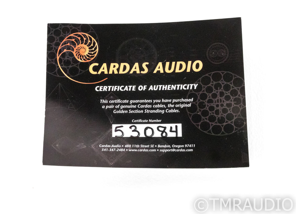 Cardas Golden Reference Speaker cables; 10ft Pair (1/5)
