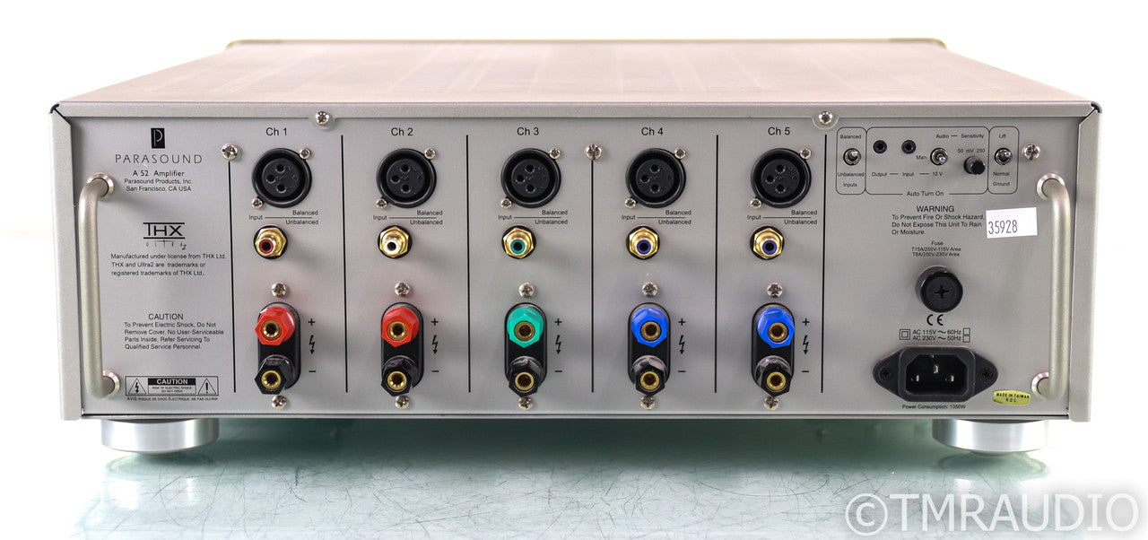 Parasound Halo A 52 5 Channel Power Amplifier