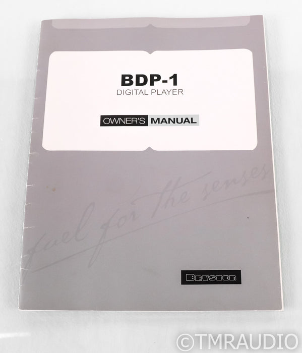 Bryston BDP-1 Network Streamer