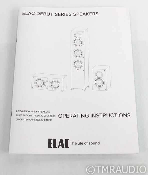 ELAC Debut B6 Bookshelf Speakers