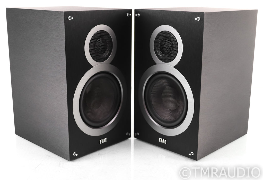 ELAC Debut B6 Bookshelf Speakers; Black Pair; B-6
