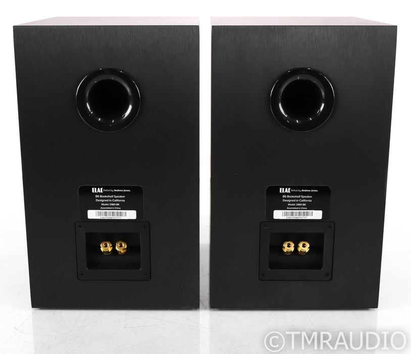 ELAC Debut B6 Bookshelf Speakers; Black Pair; B-6