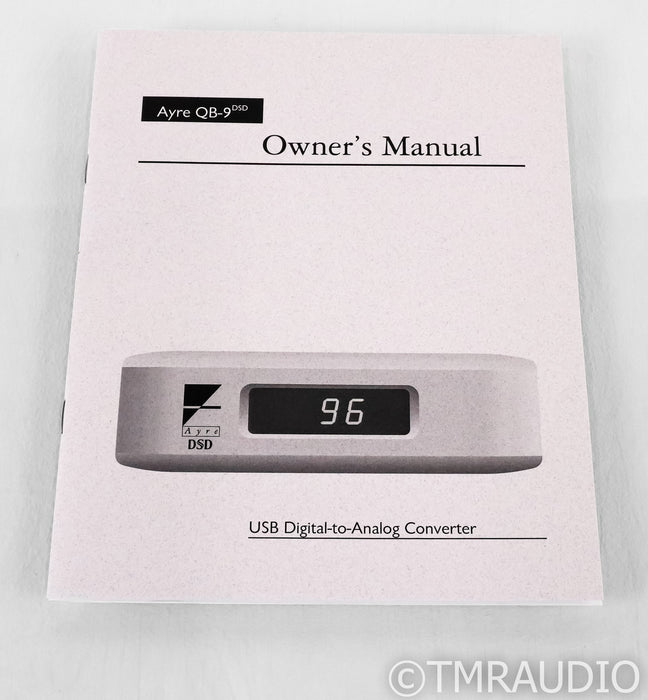 Ayre Acoustics QB-9 Twenty DSD USB DAC
