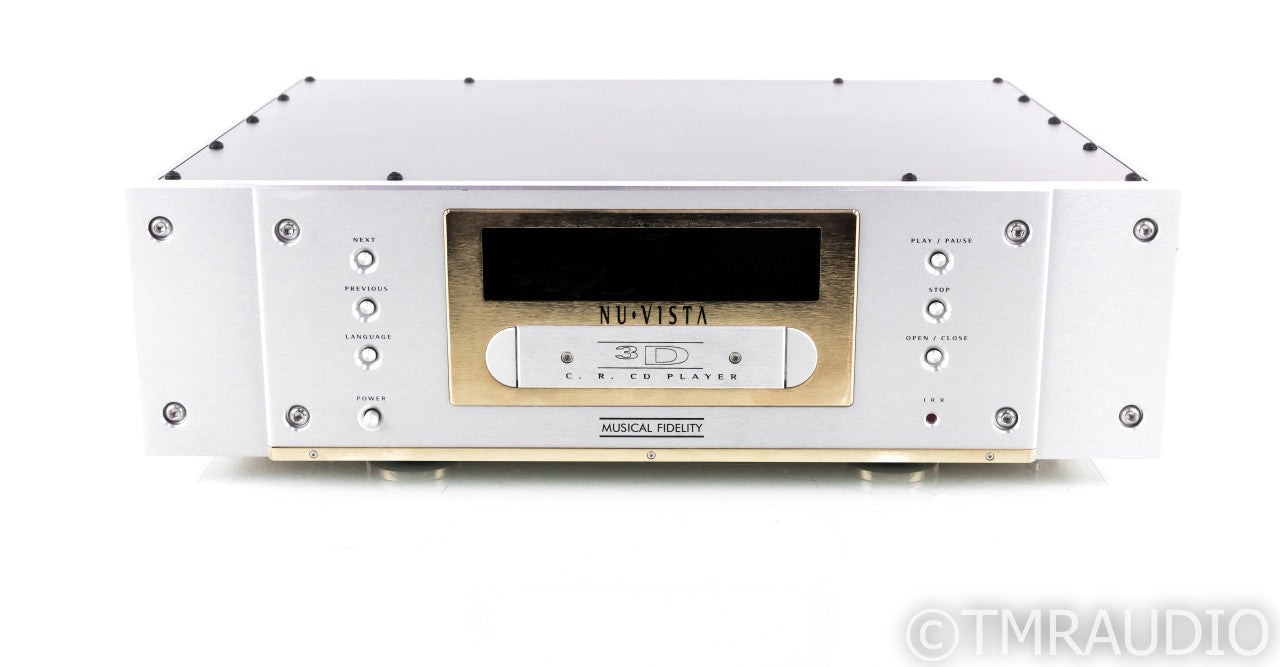 Musical Fidelity Nu-Vista 3D CD Player; Remote