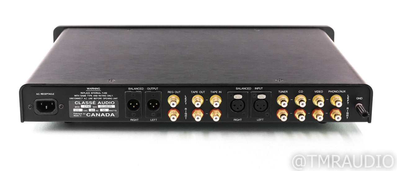 Classe CP-40 Stereo Preamplifier; CP40; MM / MC Phono; Remote