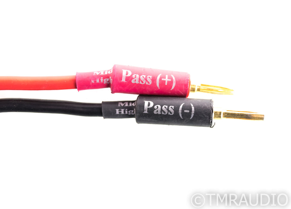 Acoustic Zen Satori Bi-Wire Speaker Cables; 8ft Pair