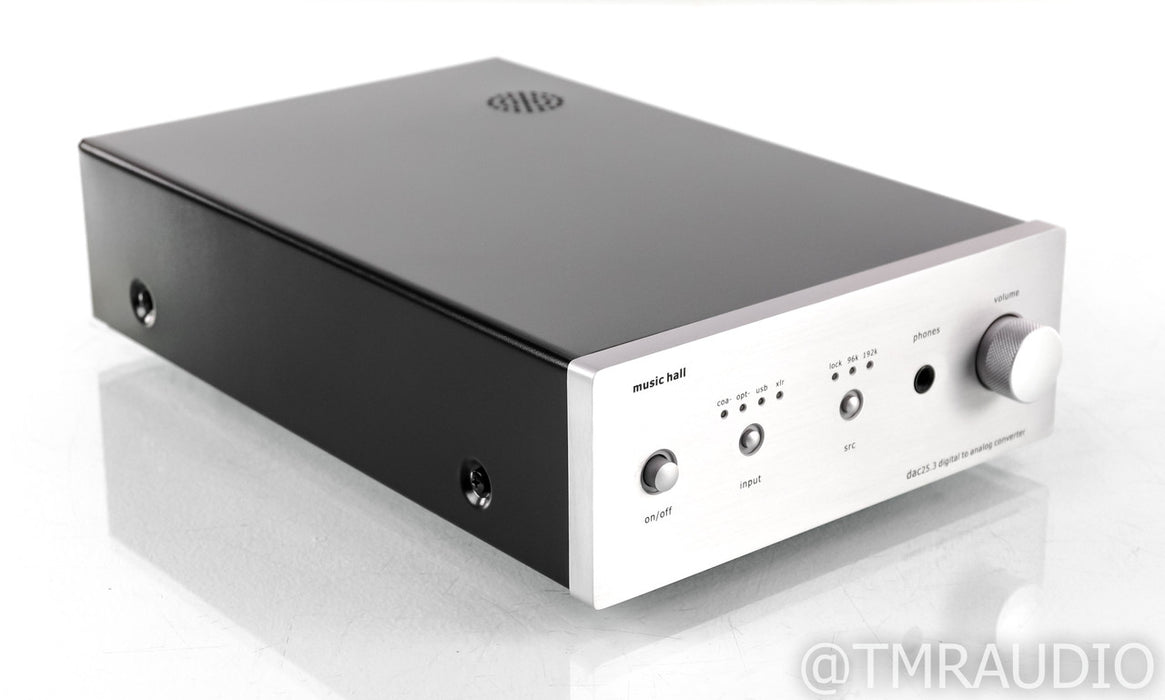 Music Hall dac25.3 Tube Hybrid DAC; D/A Converter; Silver