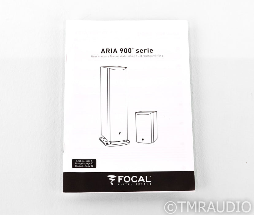 Focal Aria 906 Bookshelf Speakers; Walnut Pair