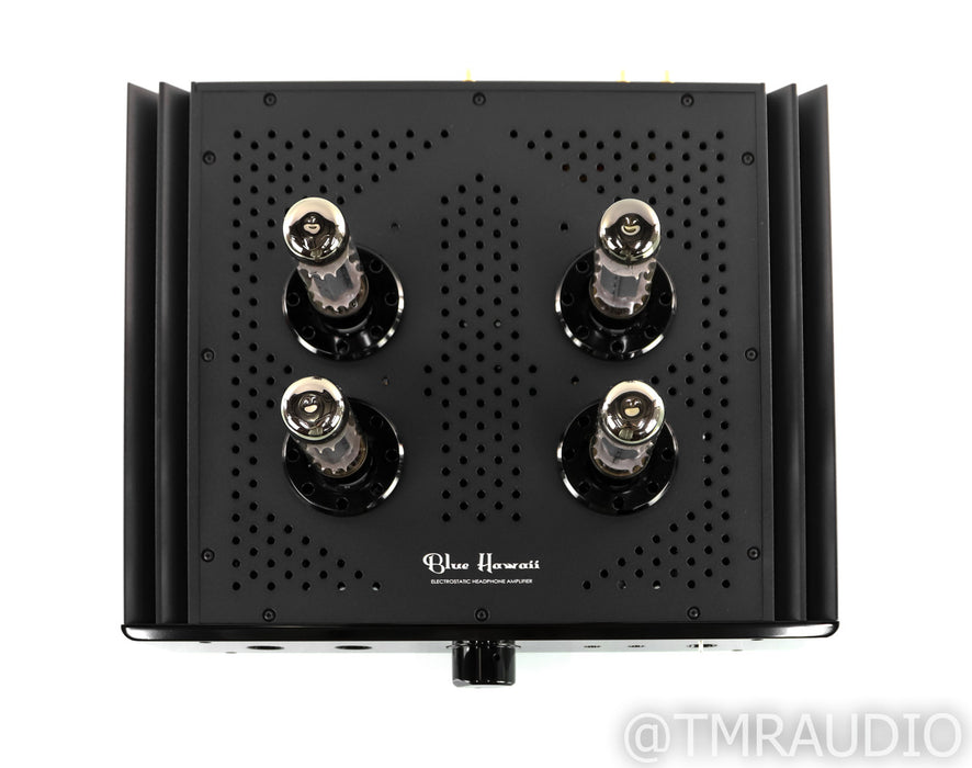 HeadAmp Blue Hawaii SE Tube Headphone Amplifier; Electrostatic; Black; Upgraded