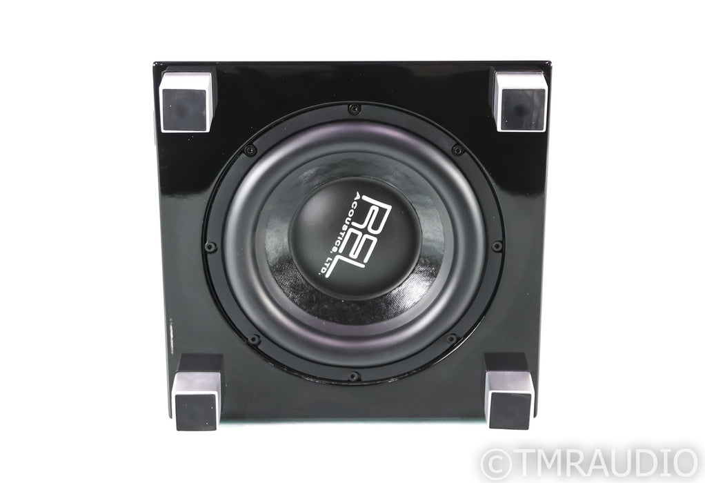 REL T5 8" Powered Subwoofer; Gloss Black; T-5
