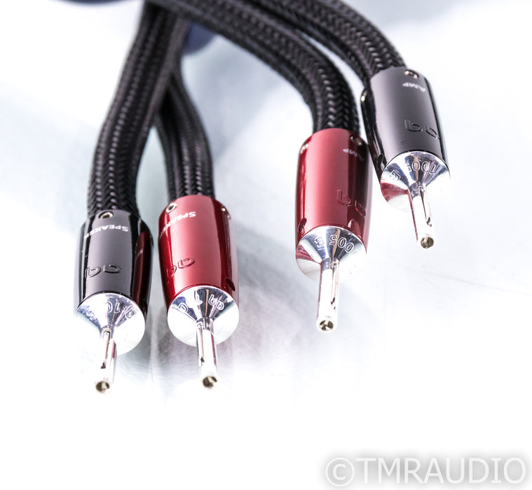 Audioquest Thunderbird ZERO Speaker Cables; 8ft Pair; 72v DBS