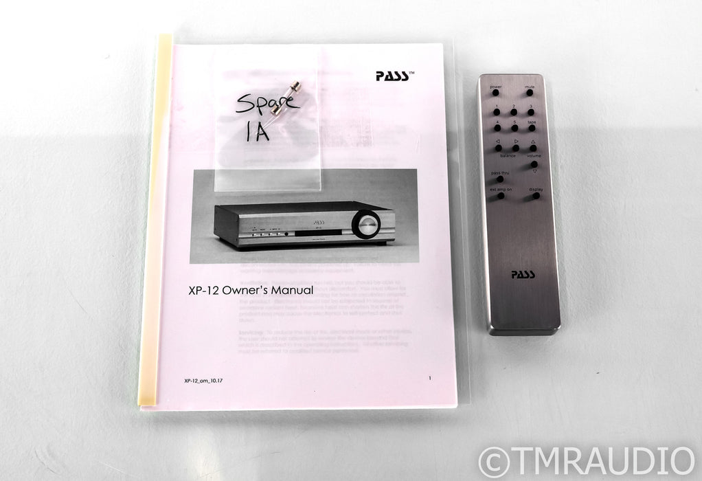 Pass Labs XP-12 Stereo Preamplifier; XP12