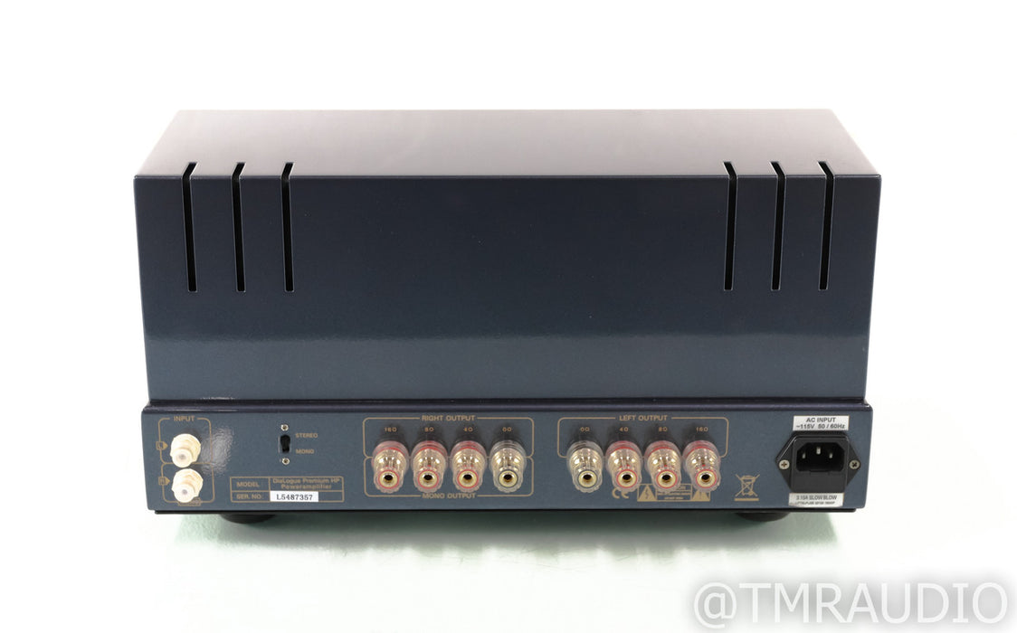 PrimaLuna DiaLogue Premium HP Stereo Tube Power Amplifier; Remote