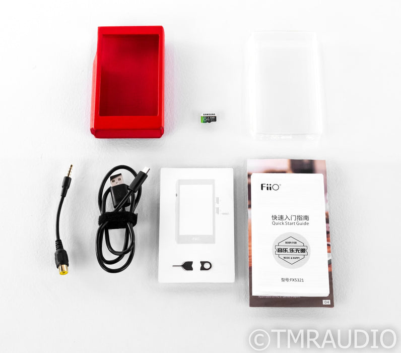 FiiO X5 Gen 3 Portable Music Player; Red; X-5 III; FX5321; 64GB SD Card