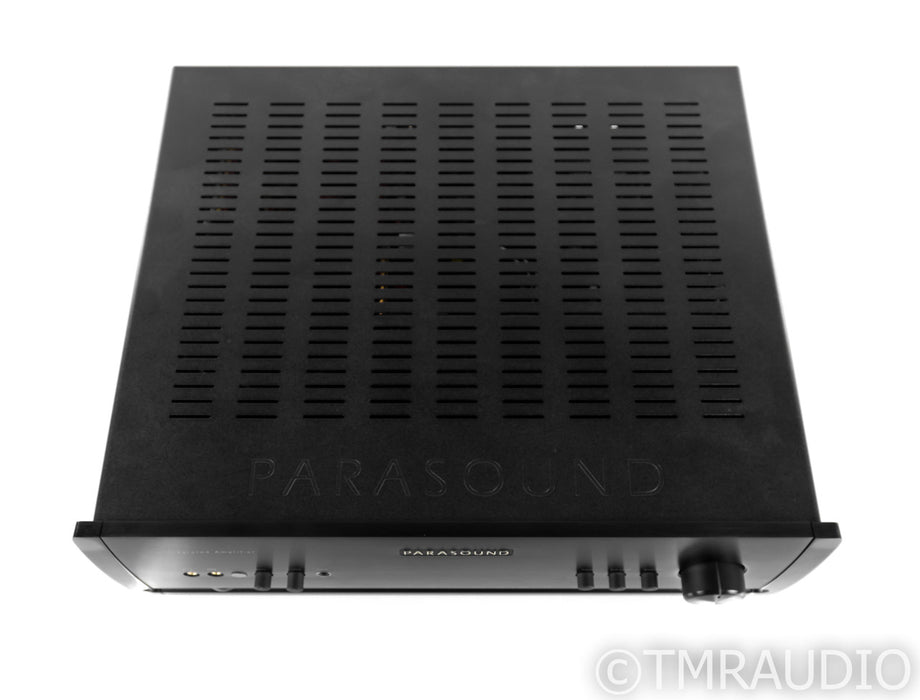 Parasound Halo Integrated 2.1 Channel Amplifier; Black; Remote; MM / MC Phono