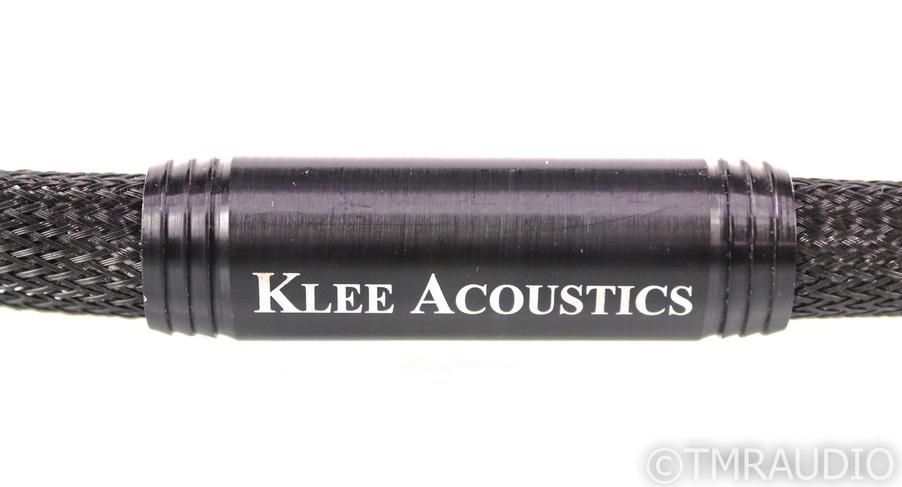 Klee Acoustics TruBalance XLR Cables; 2.75m Pair Balanced Interconnects