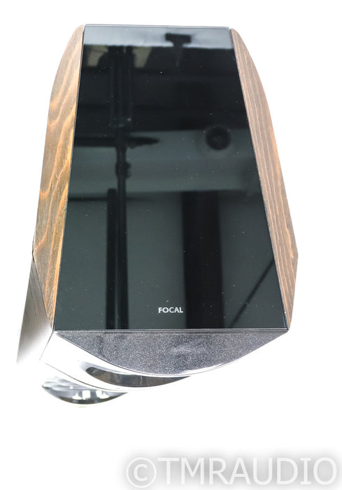 Focal Electra 1038Be Floorstanding Speaker; Single; Dark Walnut; Tweeter Upgrade