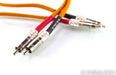 Luna Cables Orange RCA Cables; 1m Pair Interconnects