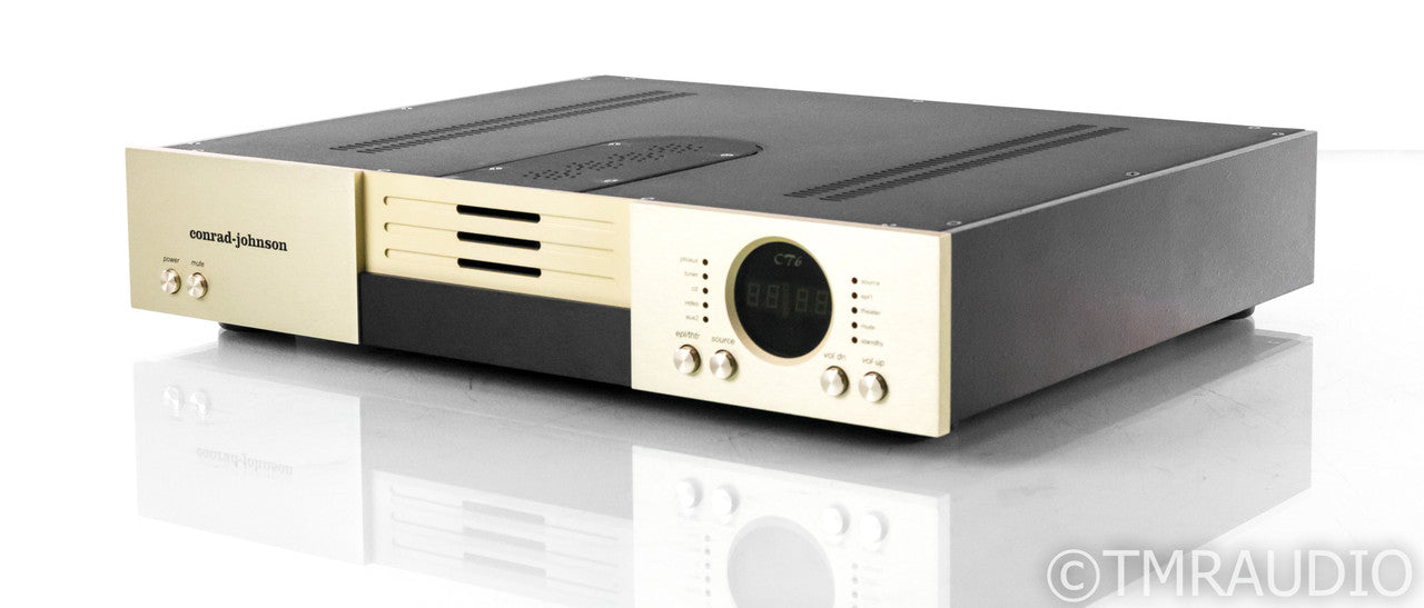 Conrad Johnson CT6 Stereo Tube Preamplifier; CT-6; Remote