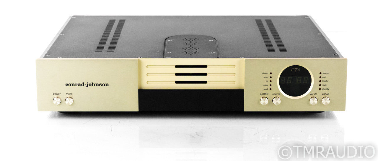 Conrad Johnson CT6 Stereo Tube Preamplifier; CT-6; Remote