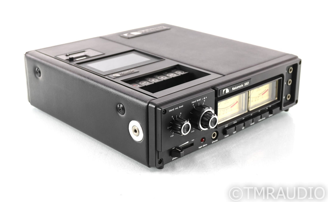 Nakamichi 550 Dual Head Portable Cassette Deck; AS-IS (Doesn't Read Tapes)