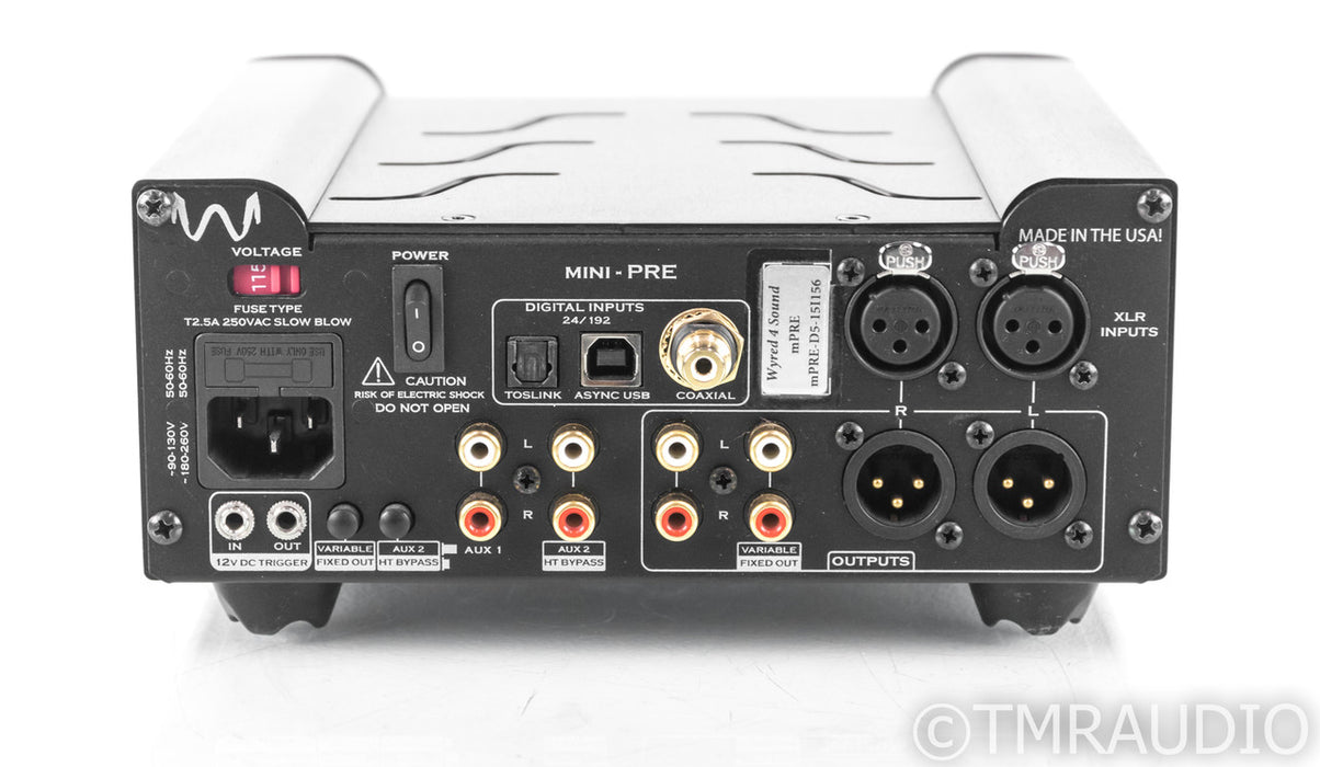 Wyred 4 Sound mPre Stereo Preamplifier / DAC; D/A Converter; Remote