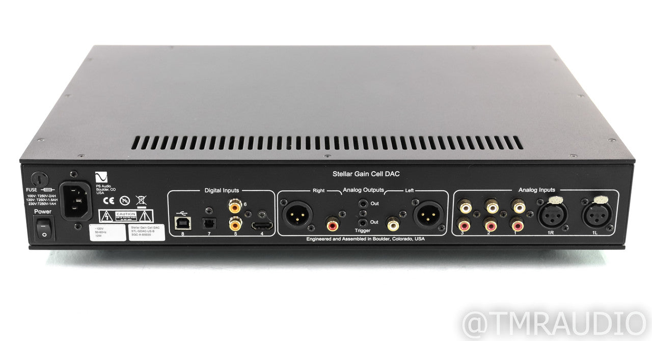 PS Audio Stellar Gain Cell DAC; D/A Converter; Black; Remote (Used)