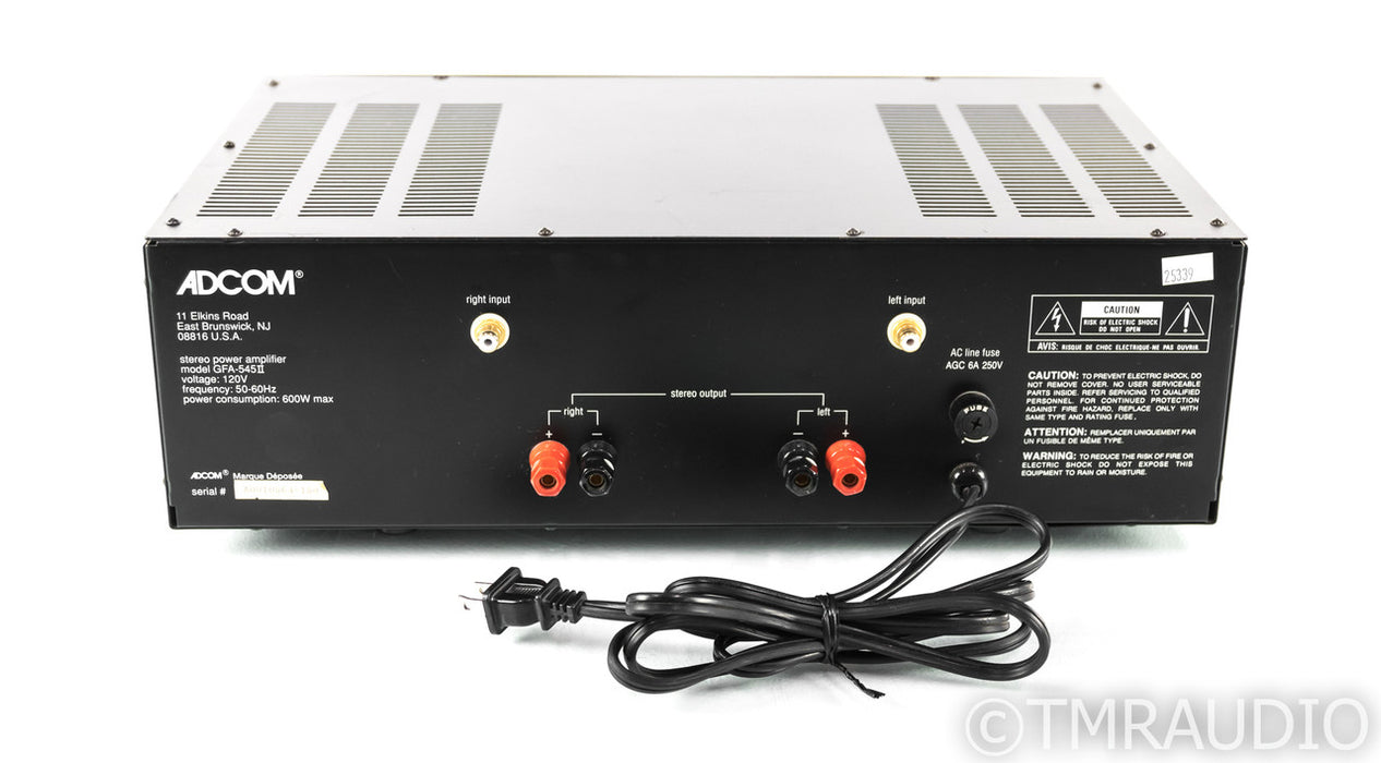 Adcom GFA-545 II Stereo Power Amplifier; GFA 545II