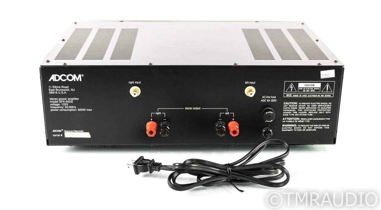 Adcom GFA-545 II Stereo Power Amplifier; GFA 545II