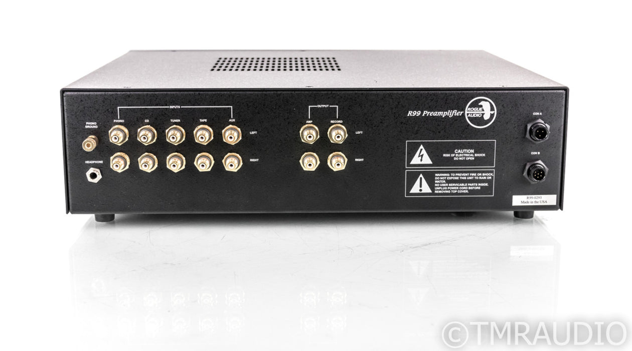 Rogue Audio R99 Stereo Tube Preamplifier; Remote; MM Phono